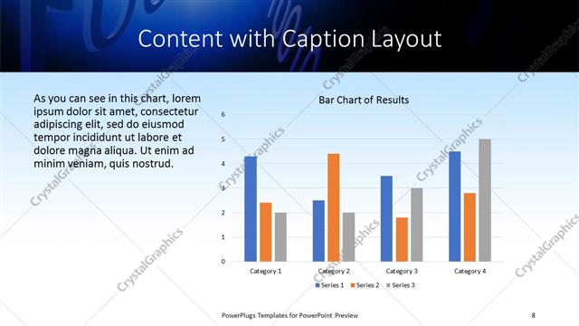 Content with Caption presentation slide layout