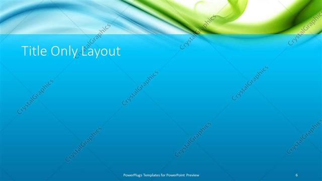 Title Only presentation slide layout