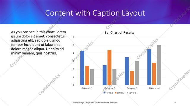 Content with Caption presentation slide layout