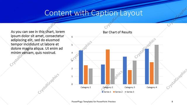 Content with Caption presentation slide layout