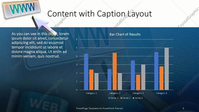 Content with Caption presentation slide layout