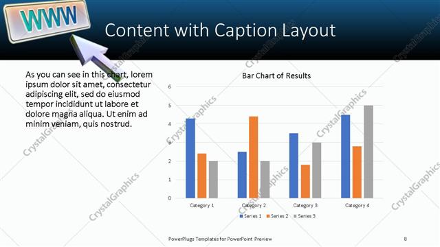 Content with Caption presentation slide layout
