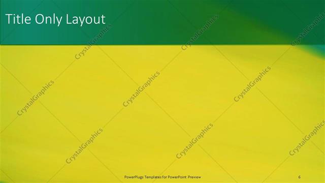 Title Only presentation slide layout