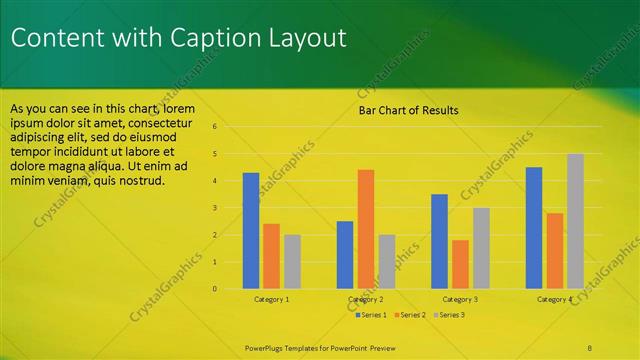 Content with Caption presentation slide layout