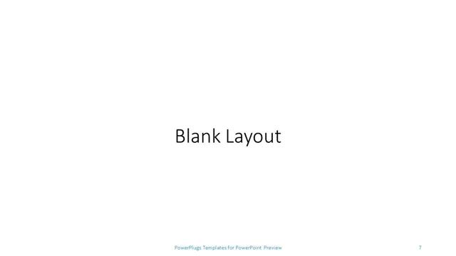 Blank presentation slide layout