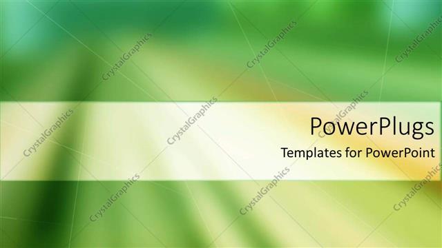  Presentation with abstract green - A blurred background with place for text