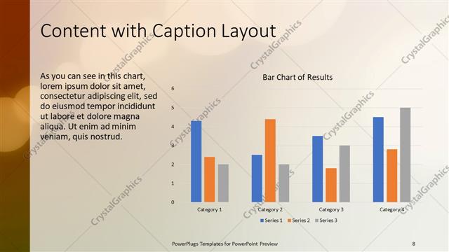 Content with Caption presentation slide layout