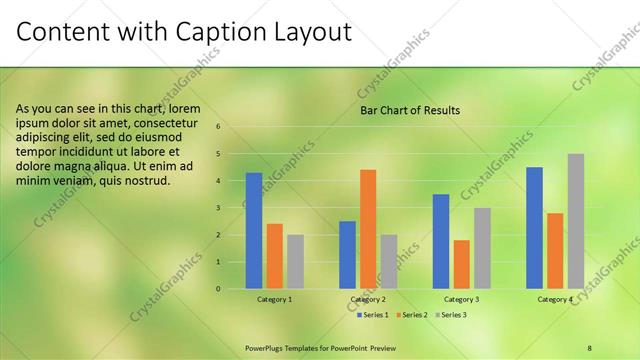 Content with Caption presentation slide layout