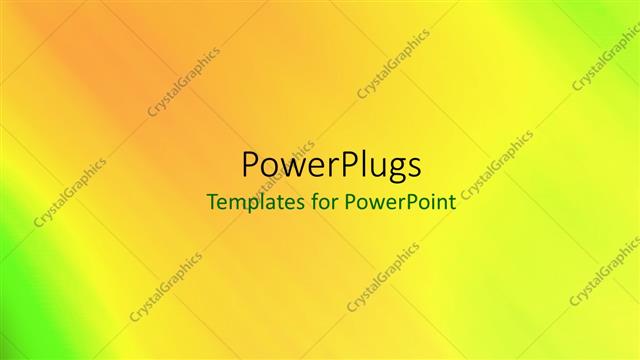  Presentation with yellow green - Blurry colorful abstraction as background in yellow and green