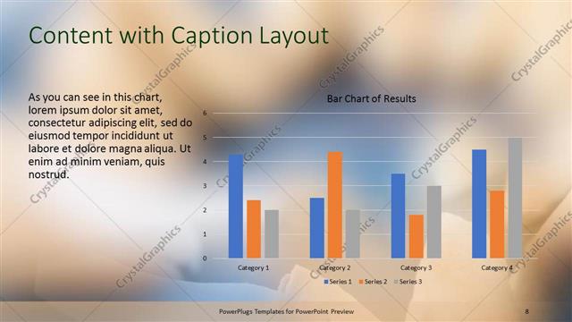 Content with Caption presentation slide layout