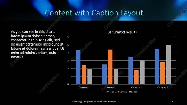 Content with Caption presentation slide layout
