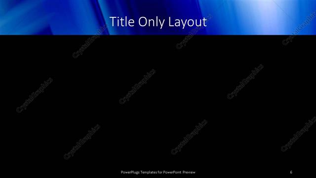 Title Only presentation slide layout