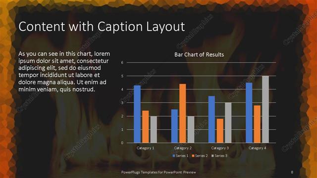 Content with Caption presentation slide layout