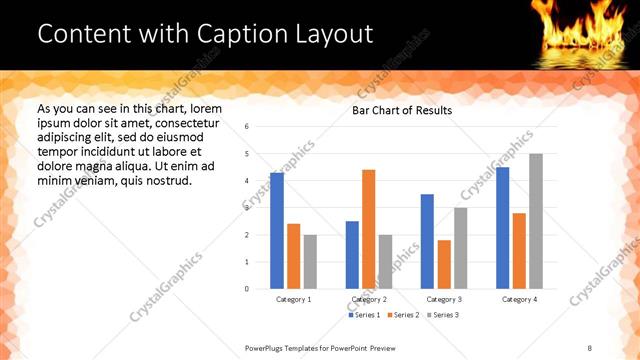 Content with Caption presentation slide layout