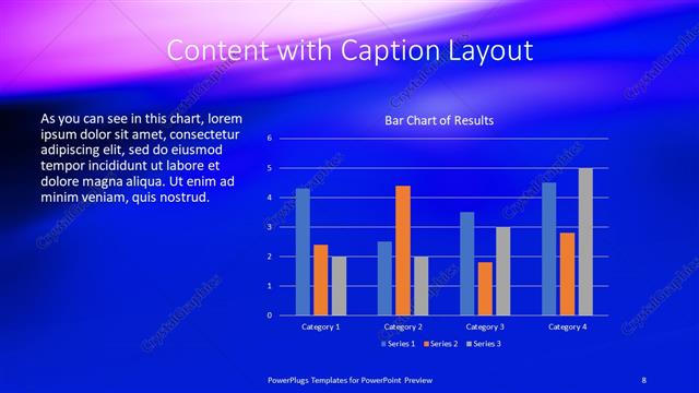 Content with Caption presentation slide layout