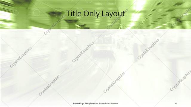 Title Only presentation slide layout