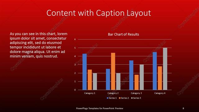 Content with Caption presentation slide layout
