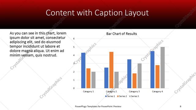 Content with Caption presentation slide layout