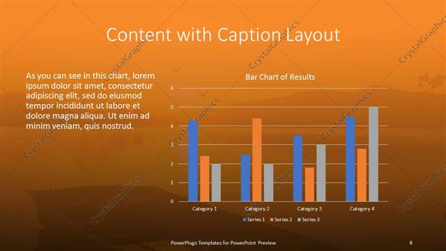 Content with Caption presentation slide layout