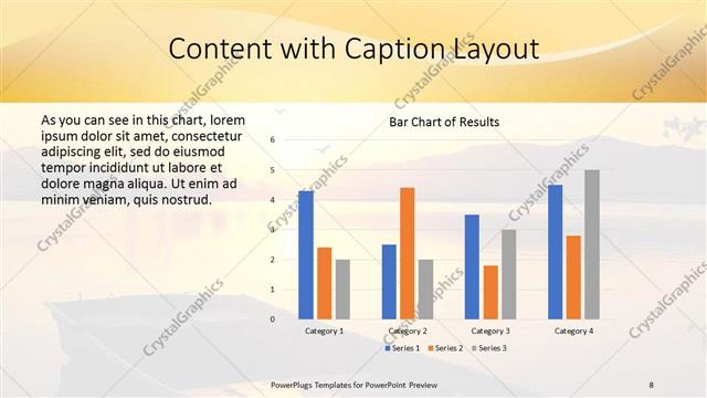 Content with Caption presentation slide layout