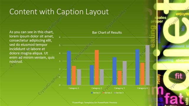 Content with Caption presentation slide layout