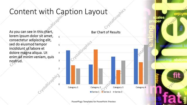 Content with Caption presentation slide layout