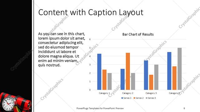 Content with Caption presentation slide layout