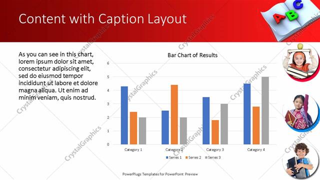 Content with Caption presentation slide layout