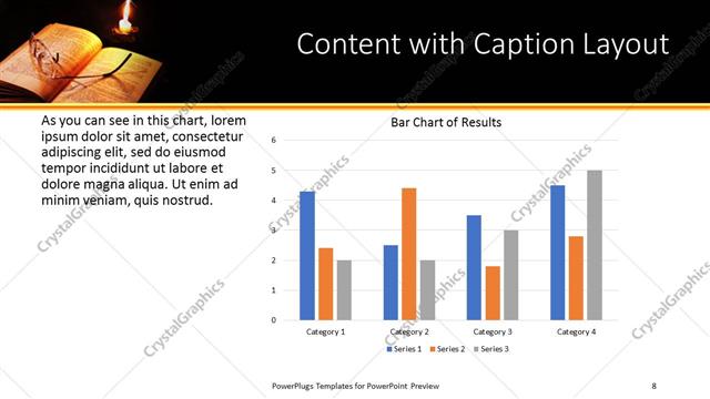 Content with Caption presentation slide layout