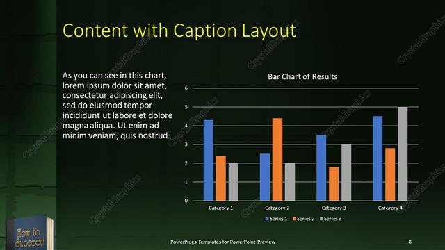 Content with Caption presentation slide layout