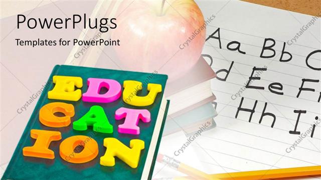  Presentation with page - A book with a page inthe background