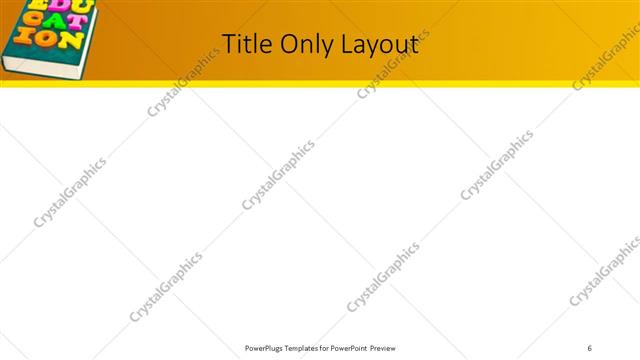 Title Only presentation slide layout