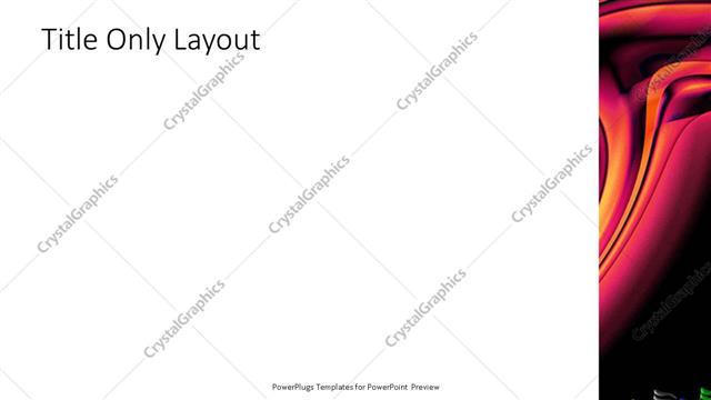 Title Only presentation slide layout