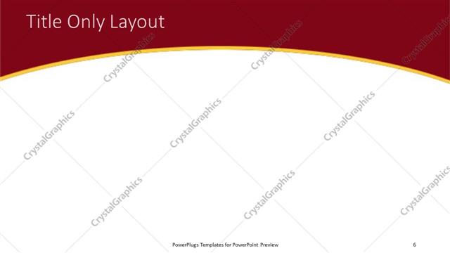 Title Only presentation slide layout