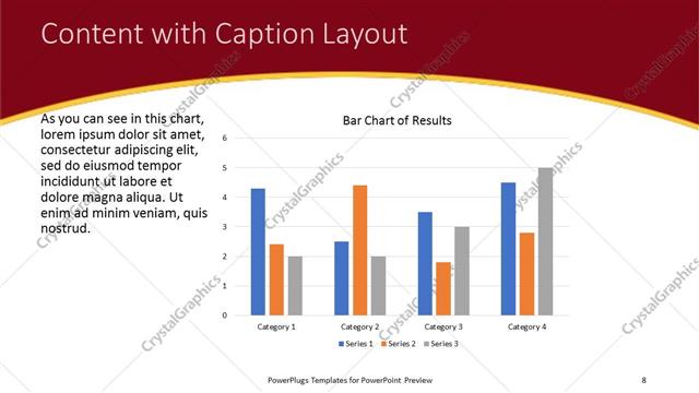 Content with Caption presentation slide layout