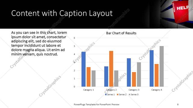 Content with Caption presentation slide layout