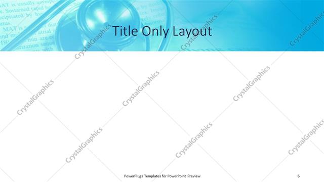 Title Only presentation slide layout