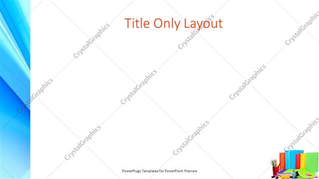 Title Only presentation slide layout