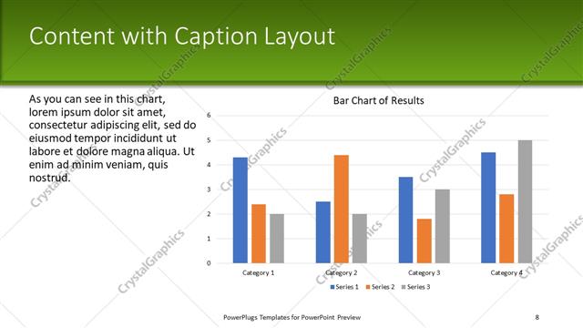 Content with Caption presentation slide layout