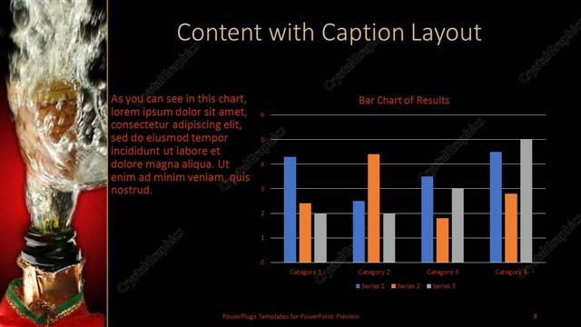 Content with Caption presentation slide layout
