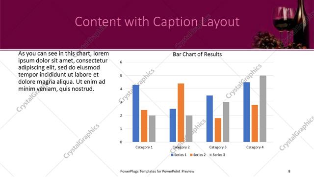 Content with Caption presentation slide layout