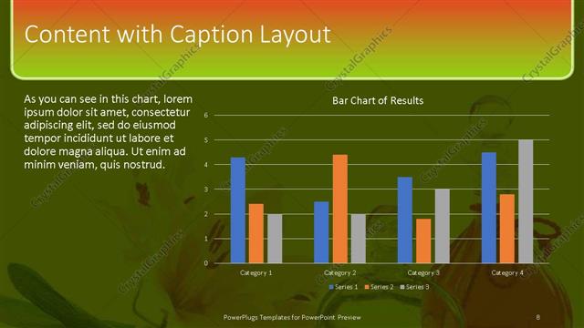 Content with Caption presentation slide layout