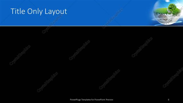 Title Only presentation slide layout