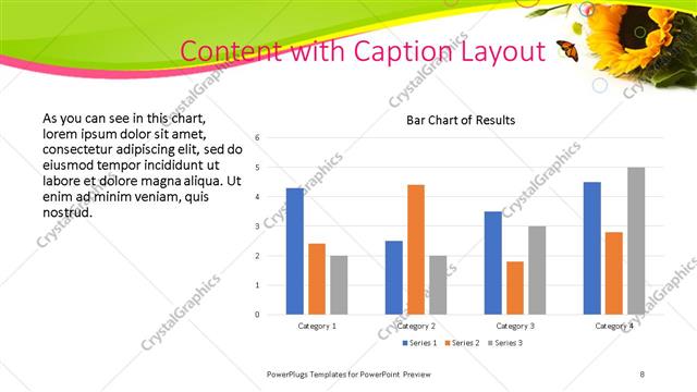 Content with Caption presentation slide layout