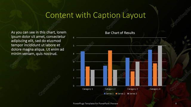 Content with Caption presentation slide layout