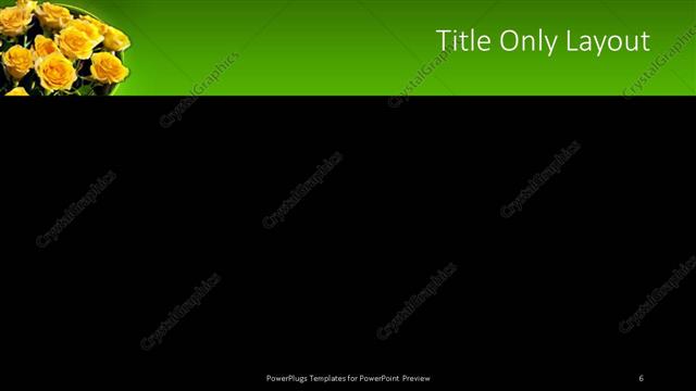 Title Only presentation slide layout