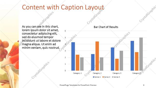 Content with Caption presentation slide layout