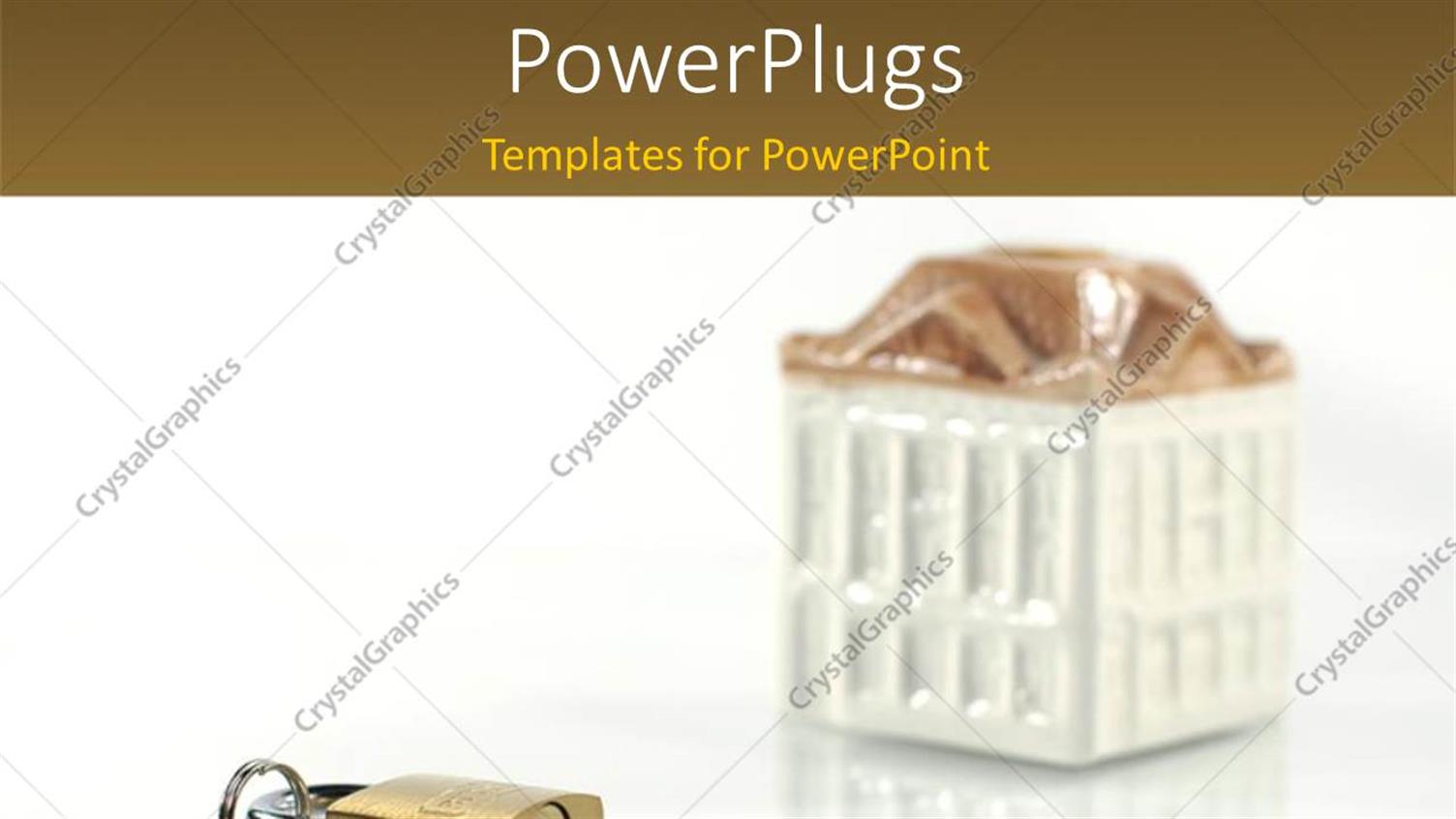 Featuring a Box in the Background with a Lock in Front