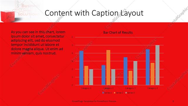 Content with Caption presentation slide layout