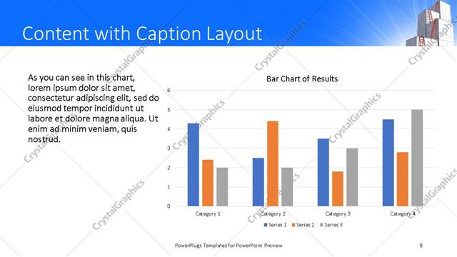 Content with Caption presentation slide layout